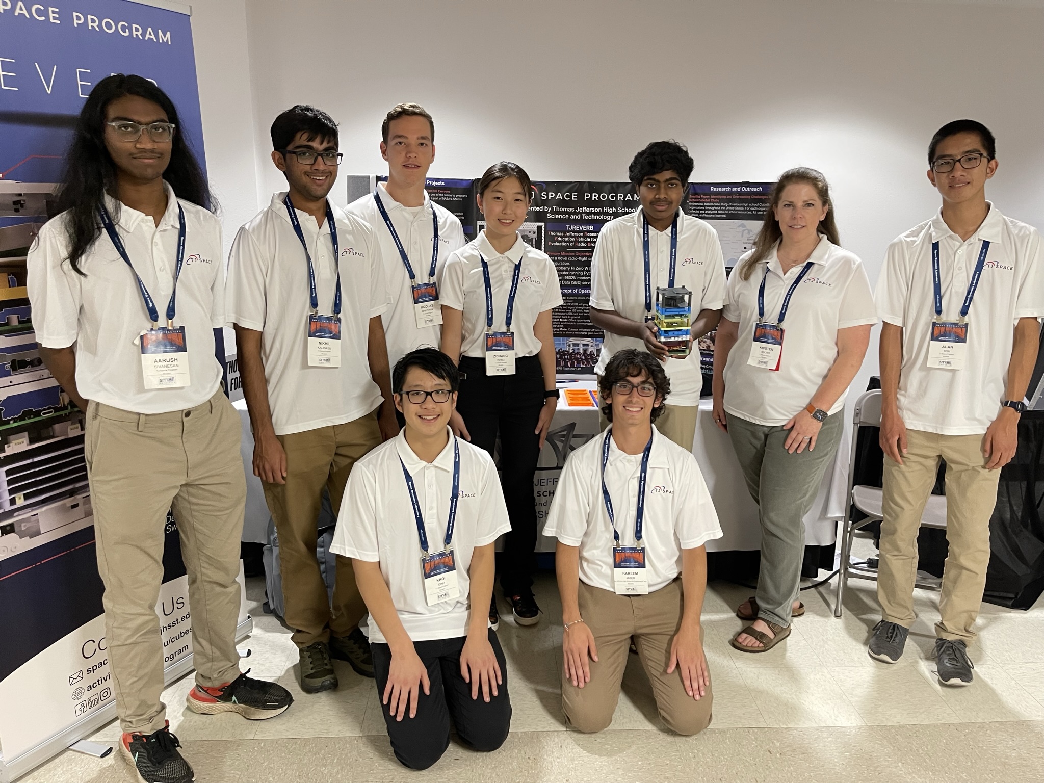 TJ Students at Small Satellite Conference