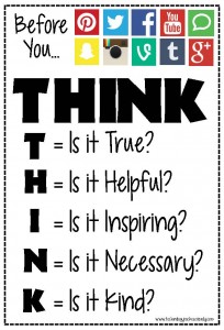 poster with think acronyn