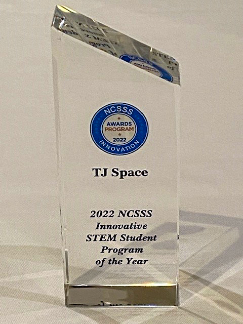 Award TJ Space won from NCSSS